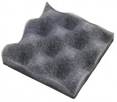 American Acoustical Products - 54" Long x 54" Wide x 1" Thick, Polyester Foam Sheet - Contoured - Exact Industrial Supply