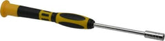 Aven - 4mm Solid Shaft Electronic Nutdriver - Ergonomic Handle, 6-3/4" OAL - Exact Industrial Supply