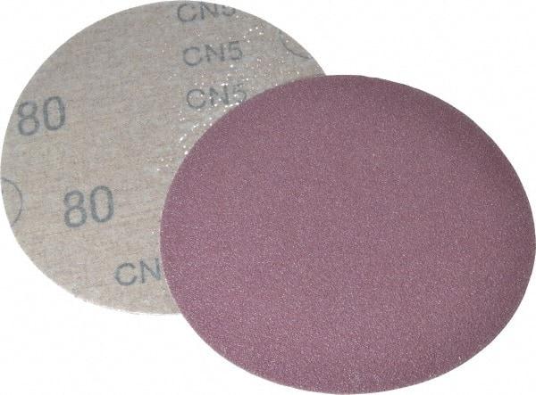 3M - 5" Diam, 80 Grit Aluminum Oxide Adhesive PSA Disc - Medium Grade, X Weighted Cloth Backing, For Bench Top Motors, Random Orbital Sanders - Exact Industrial Supply