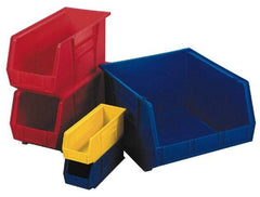 Akro-Mils - 30 Lb. Load Capacity, 10-7/8" Deep, Black Hopper Stacking Bin - 5" High x 5-1/2" Wide x 10-7/8" Long - Exact Industrial Supply