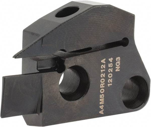 Kennametal - 2mm Groove Width, 12mm Max Depth of Cut, Right Hand Cut, A4M-A Indexable Grooving Blade - 2 Seat Size, Series A4 - Exact Industrial Supply