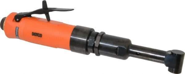 Dotco - 1/4" Keyed Chuck - Right Angle Handle, 3,300 RPM, 0.4 hp, 90 psi - Exact Industrial Supply