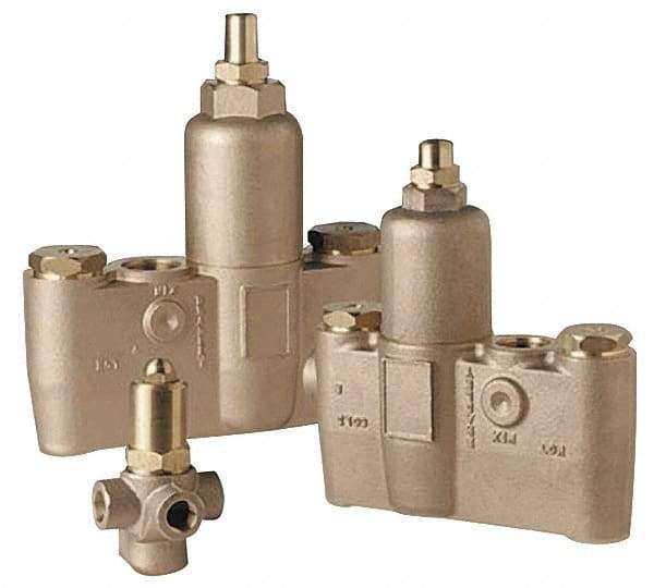 Bradley - Brass Water Mixing Valve & Unit - 26 GPM at 30 psi Flow Rate - Exact Industrial Supply