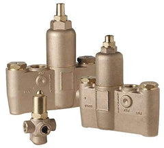 Bradley - Brass Water Mixing Valve & Unit - 26 GPM at 30 psi Flow Rate - Exact Industrial Supply