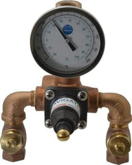 Bradley - Brass Water Mixing Valve & Unit - 7 GPM at 30 psi Flow Rate - Exact Industrial Supply