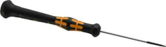 Wera - Electronic/Electrostatic Slotted Screwdriver - Round Shank, Ergonomic Handle - Exact Industrial Supply