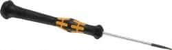 Wera - Electronic/Electrostatic Slotted Screwdriver - Round Shank, Ergonomic Handle - Exact Industrial Supply