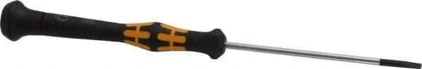 Wera - Electronic/Electrostatic Slotted Screwdriver - Round Shank, Ergonomic Handle - Exact Industrial Supply