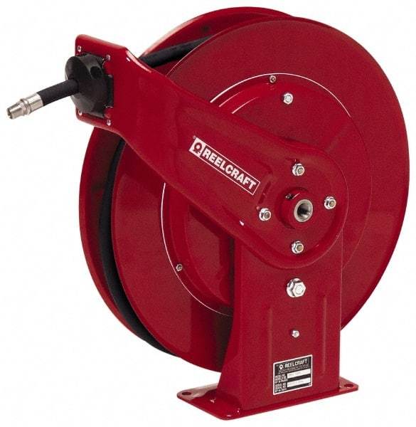 Reelcraft - 50' Spring Retractable Hose Reel - 300 psi, Hose Included - Exact Industrial Supply