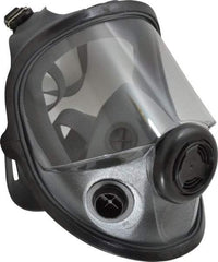 North - Series 5400, Size M/L Full Face Respirator - 4-Point Suspension, Threaded Connection - Exact Industrial Supply