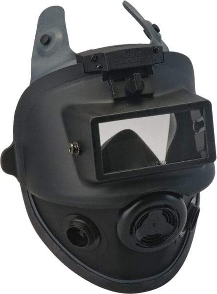 North - Series 5400W, Size S Full Face Welding Respirator - 4-Point Suspension, Threaded Connection - Exact Industrial Supply