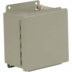 Wiegmann - NEMA 4 Steel Standard Enclosure with Continuous Hinge Cover - Exact Industrial Supply