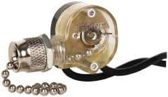 Pass & Seymour - 1 Pole Canopy Pull Appliance Switch - 6 Amps at 125 Volts, 3 Amps at 250 Volts, On-Off Sequence - Exact Industrial Supply