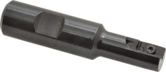 Carmex - 0.67" Cut Diam, 1.18" Max Depth of Cut, 3/4" Shank Diam, Indexable Thread Mill - Insert Style I/E, 14mm Insert Size, 1 Insert, Toolholder Style SR, 3.35" OAL - Exact Industrial Supply