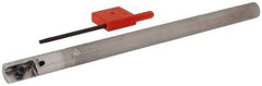 Carmex - 1/2" Cut Diam, 3/8" Shank Diam, Indexable Thread Mill - Insert Style I/E, 14mm Insert Size, 1 Insert, Toolholder Style SR, 6" OAL - Exact Industrial Supply