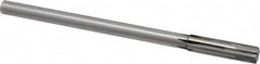 Made in USA - 0.4995" Carbide-Tipped 6 Flute Dowel Pin Chucking Reamer - Exact Industrial Supply