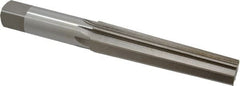 Interstate - 0.7748" Small End, 0.9881" Large End, 7/8" Straight Shank, 4-1/4" Flute, 3MT Morse Taper Reamer - Exact Industrial Supply