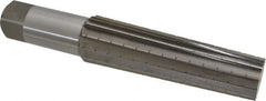 Interstate - 1.4717" Small End, 1.8005" Large End, 1-1/2" Straight Shank, 6-1/4" Flute, 5MT Morse Taper Reamer - Exact Industrial Supply