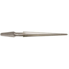 Alvord Polk - 1" Diam, 3/8" Small End Diam, Brace Shank, 4-1/2" Flute, Repairman's Reamer - Exact Industrial Supply