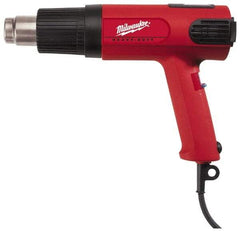 Milwaukee Tool - 90 to 1,100°F Heat Setting, 7 to 16 CFM Air Flow, Heat Gun - 120 Volts, 12.5 Amps, 1,500 Watts, 11.5' Cord Length - Exact Industrial Supply