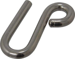 Ronstan - 13/32" Opening, 316 Stainless Steel Electropolished S-Hook - 880 Lb Capacity, 3/8" ID, 1/4" Wire, 2-7/16" OAL - Exact Industrial Supply