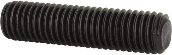 Value Collection - 5/8-11 2-1/2" OAL Fully Threaded Stud - Carbon Steel, Plain Finish - Exact Industrial Supply