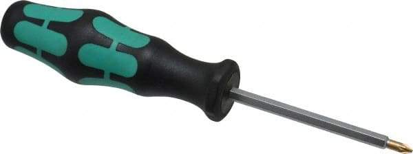 Wera - 2-3/8" Blade Length Posidrive Screwdriver - 5-5/8" OAL - Exact Industrial Supply