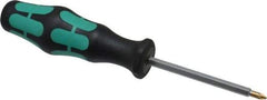 Wera - 2-3/8" Blade Length Posidrive Screwdriver - 5-5/8" OAL - Exact Industrial Supply