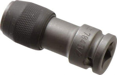 Wera - 3/8" Drive, 5/16" Insert, Hex Drive Bit Adapter - Quick Release, 1-15/16" OAL - Exact Industrial Supply