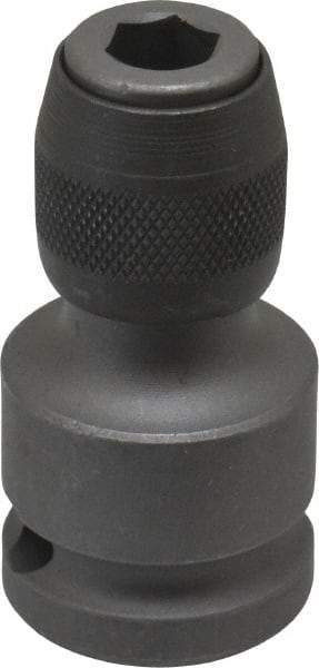 Wera - 1/2" Drive, 5/16" Insert, Hex Drive Bit Adapter - Quick Release, 1-15/16" OAL - Exact Industrial Supply