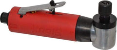 Sioux Tools - 1/4" Collet, Angle Handle, Angle Air Die Grinder - 16,000 RPM, Rear Exhaust, 18 CFM, 0.5 hp, 6.21 bar, 1/4 NPT - Exact Industrial Supply