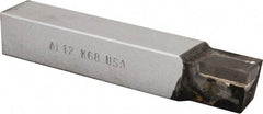 Made in USA - 3/4 x 3/4" Shank, Square Shoulder Turning Single Point Tool Bit - AL-12, Grade K68 - Exact Industrial Supply