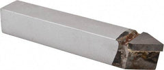 Made in USA - 5/8 x 5/8" Shank, Threading Single Point Tool Bit - E-10, Grade K68 - Exact Industrial Supply