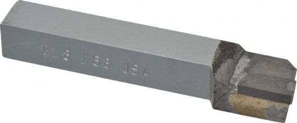 Made in USA - 1/2 x 1/2" Shank, Offset Side Cutting Single Point Tool Bit - GL-8, Grade K68 - Exact Industrial Supply