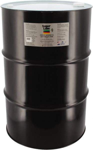 Synco Chemical - 55 Gal Drum Synthetic Multi-Purpose Oil - -40500°F, SAE 80W, ISO 68, 350 SUS at 40°C, Food Grade - Exact Industrial Supply
