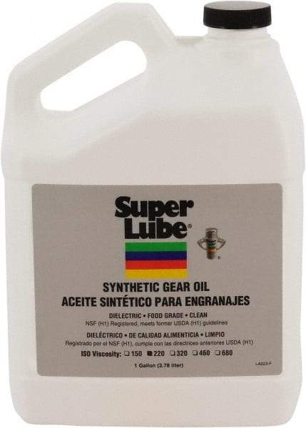 Synco Chemical - 1 Gal Bottle, Synthetic Gear Oil - -45°F to 450°F, ISO 220 - Exact Industrial Supply
