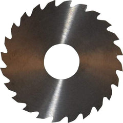 RobbJack - 1-3/4" Diam x 0.0312" Blade Thickness x 1/2" Arbor Hole Diam, 24 Tooth Slitting and Slotting Saw - Arbor Connection, Right Hand, Uncoated, Solid Carbide, Concave Ground - Exact Industrial Supply