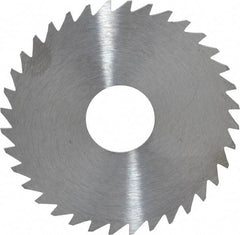 RobbJack - 1-3/4" Diam x 0.0312" Blade Thickness x 1/2" Arbor Hole Diam, 36 Tooth Slitting and Slotting Saw - Arbor Connection, Right Hand, Uncoated, Solid Carbide, Concave Ground - Exact Industrial Supply