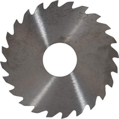 RobbJack - 1-3/4" Diam x 0.04" Blade Thickness x 1/2" Arbor Hole Diam, 24 Tooth Slitting and Slotting Saw - Arbor Connection, Right Hand, Uncoated, Solid Carbide, Concave Ground - Exact Industrial Supply