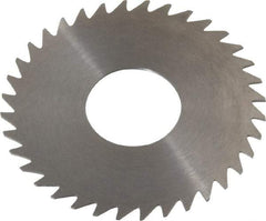 RobbJack - 1-3/4" Diam x 0.025" Blade Thickness x 5/8" Arbor Hole Diam, 36 Tooth Slitting and Slotting Saw - Arbor Connection, Right Hand, Uncoated, Solid Carbide, Concave Ground - Exact Industrial Supply