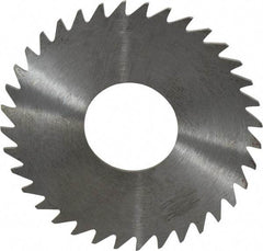 RobbJack - 1-3/4" Diam x 0.0312" Blade Thickness x 5/8" Arbor Hole Diam, 36 Tooth Slitting and Slotting Saw - Arbor Connection, Right Hand, Uncoated, Solid Carbide, Concave Ground - Exact Industrial Supply