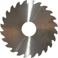 RobbJack - 2" Diam x 0.051" Blade Thickness x 1/2" Arbor Hole Diam, 24 Tooth Slitting and Slotting Saw - Arbor Connection, Right Hand, Uncoated, Solid Carbide, Concave Ground - Exact Industrial Supply