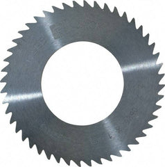 RobbJack - 2" Diam x 1/16" Blade Thickness x 1" Arbor Hole Diam, 48 Tooth Slitting and Slotting Saw - Arbor Connection, Right Hand, Uncoated, Solid Carbide, Concave Ground - Exact Industrial Supply