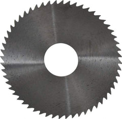 RobbJack - 2-1/4" Diam x 0.0312" Blade Thickness x 5/8" Arbor Hole Diam, 56 Tooth Slitting and Slotting Saw - Arbor Connection, Right Hand, Uncoated, Solid Carbide, Concave Ground - Exact Industrial Supply