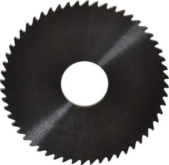 RobbJack - 2-1/4" Diam x 0.0781" Blade Thickness x 5/8" Arbor Hole Diam, 56 Tooth Slitting and Slotting Saw - Arbor Connection, Right Hand, Uncoated, Solid Carbide, Concave Ground - Exact Industrial Supply