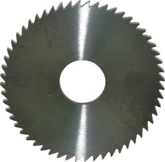 RobbJack - 2-1/4" Diam x 1/8" Blade Thickness x 5/8" Arbor Hole Diam, 56 Tooth Slitting and Slotting Saw - Arbor Connection, Right Hand, Uncoated, Solid Carbide, Concave Ground - Exact Industrial Supply