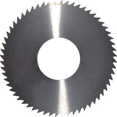 RobbJack - 2-3/4" Diam x 1/16" Blade Thickness x 1" Arbor Hole Diam, 60 Tooth Slitting and Slotting Saw - Arbor Connection, Right Hand, Uncoated, Solid Carbide, Concave Ground - Exact Industrial Supply