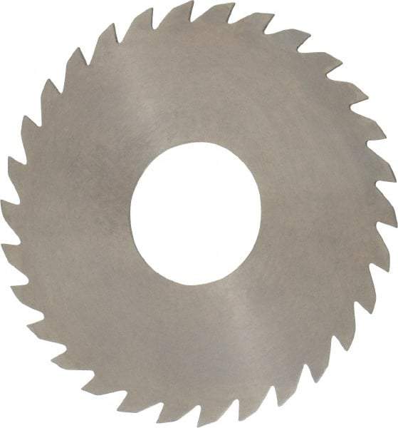 RobbJack - 3" Diam x 0.0468" Blade Thickness x 1" Arbor Hole Diam, 30 Tooth Slitting and Slotting Saw - Arbor Connection, Right Hand, Uncoated, Solid Carbide, Concave Ground - Exact Industrial Supply