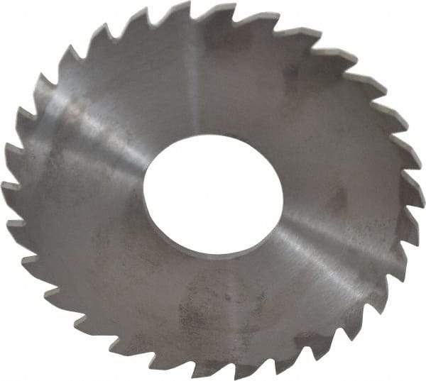 RobbJack - 3" Diam x 0.0937" Blade Thickness x 1" Arbor Hole Diam, 30 Tooth Slitting and Slotting Saw - Arbor Connection, Right Hand, Uncoated, Solid Carbide, Concave Ground - Exact Industrial Supply