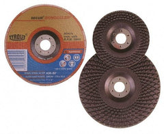 Value Collection - 5" 60 Grit Aluminum Oxide Cutoff Wheel - 0.04" Thick, 7/8" Arbor, 12,220 Max RPM - Exact Industrial Supply
